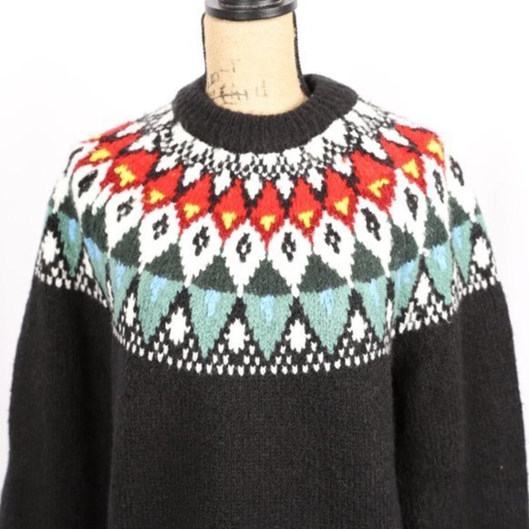 NEW Urban Outfitters Cadence Intarsia Knit Sweater - Picture 8 of 12